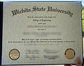 Wichita State University diploma