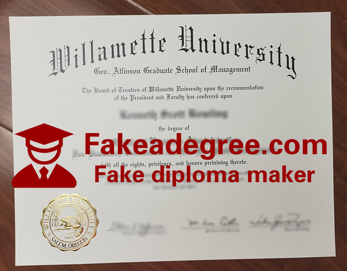 Willamette University diploma Willamette University diploma