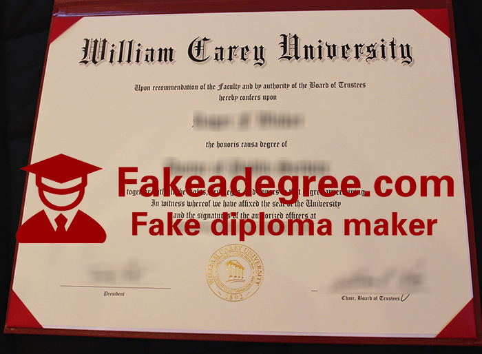 William Carey University diploma William Carey University diploma