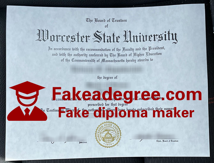 Worcester State University diploma Worcester State University diploma