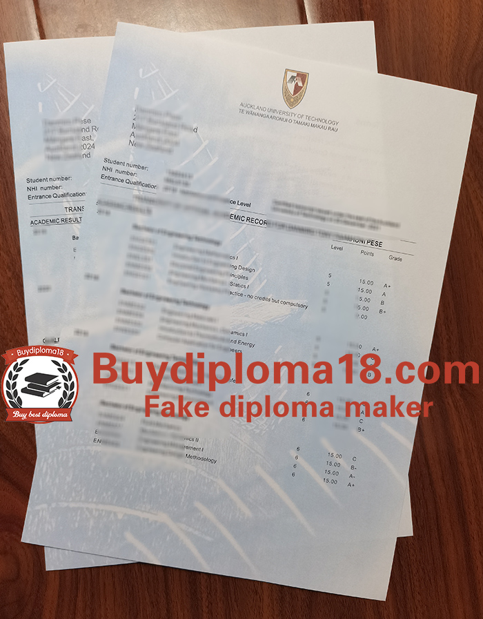 Auckland University of Technology transcript