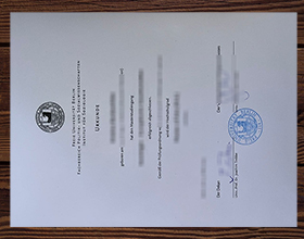 Freie Universität Berlin Urkunde