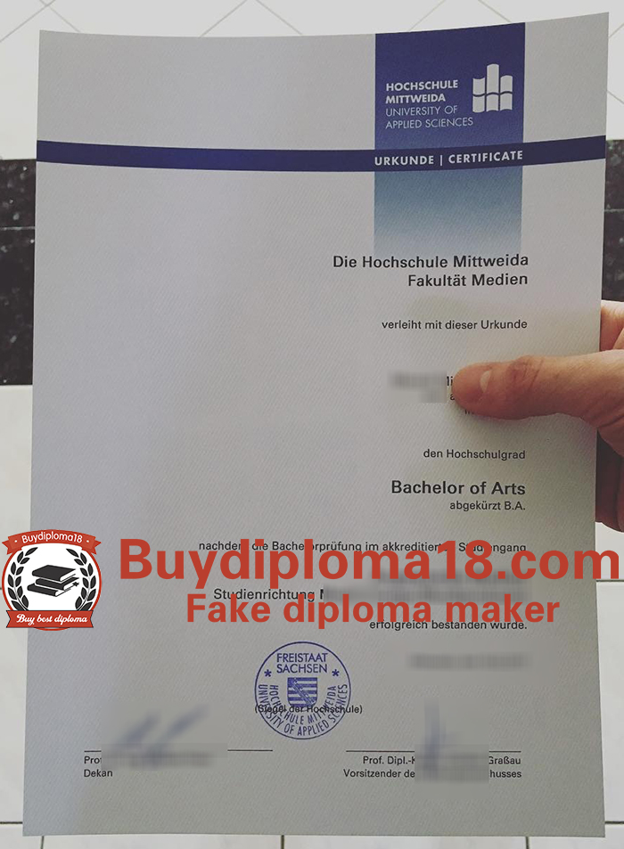 Hochschule Mittweida Urkunde Hochschule Mittweida Urkunde