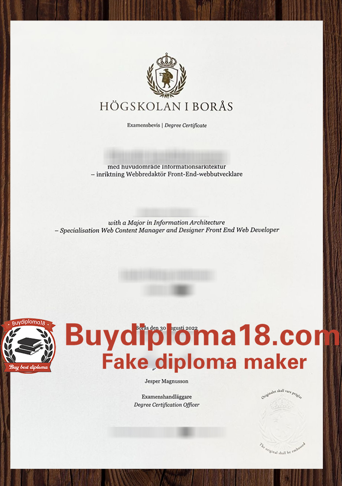 Högskolan i Borås diploma