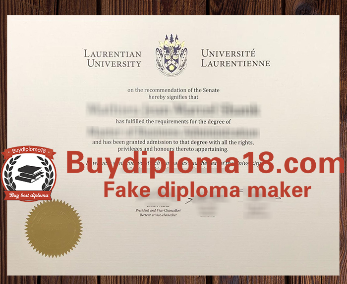 Laurentian University diploma