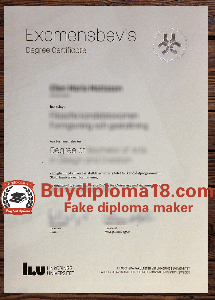 Linköpings universitet diploma Linköpings universitet diploma