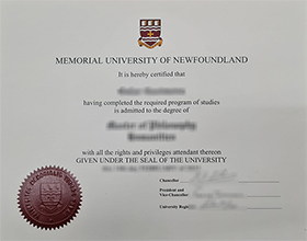 Memorial University of Newfoundland diploma