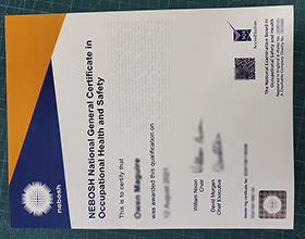 NEBOSH certificate