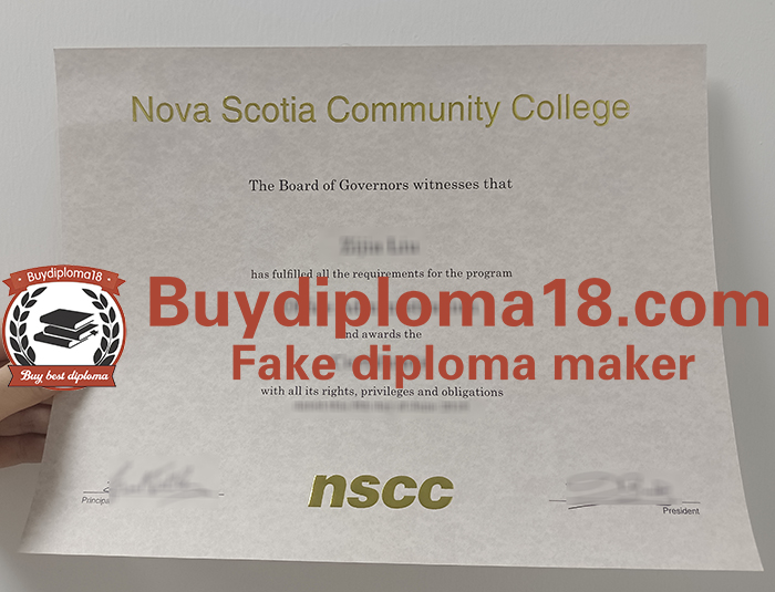 Nova Scotia Community College diploma Nova Scotia Community College diploma