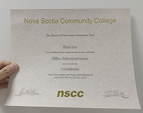 Nova Scotia Community College diploma