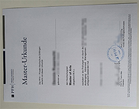 PFH Private Hochschule Göttingen Urkunde