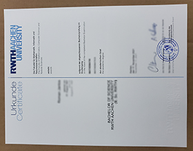 RWTH Aachen University Urkunde