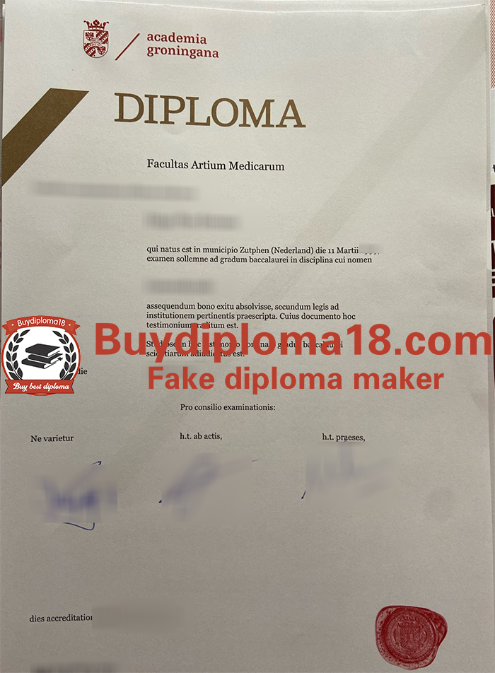 Rijksuniversiteit Groningen diploma