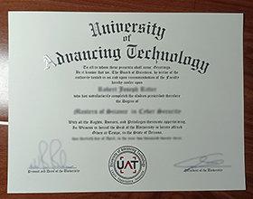 University of Advancing Technology diploma