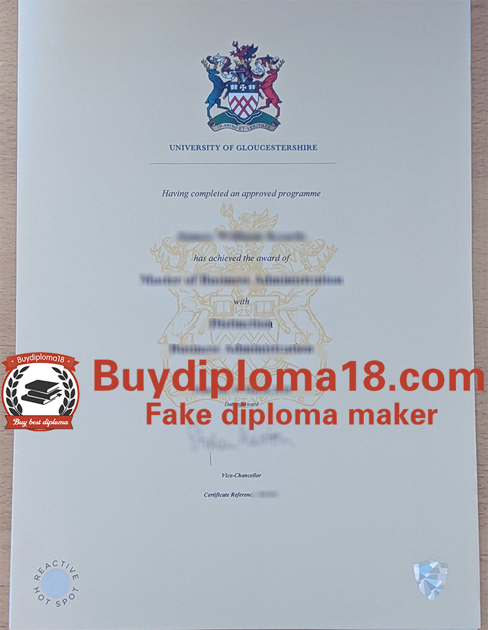 University of Gloucestershire diploma