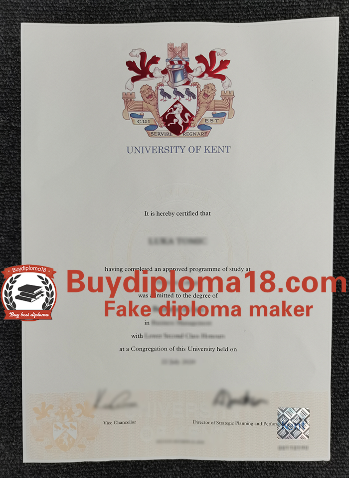 University of Kent degree