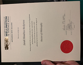 Victoria University of Wellington diploma