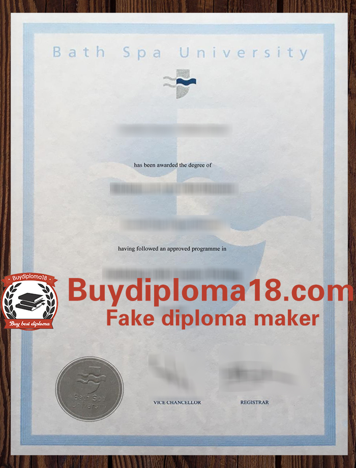 Bath Spa University diploma