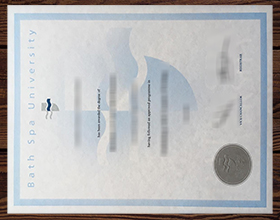 Bath Spa University diploma