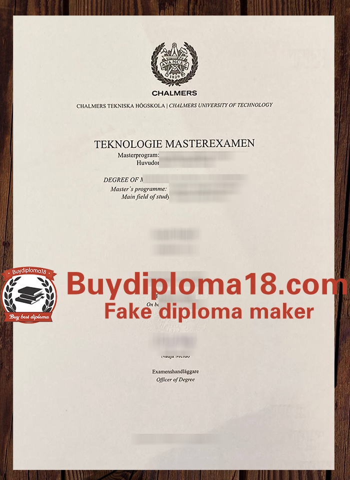 Chalmers tekniska högskola diploma Chalmers tekniska högskola diploma