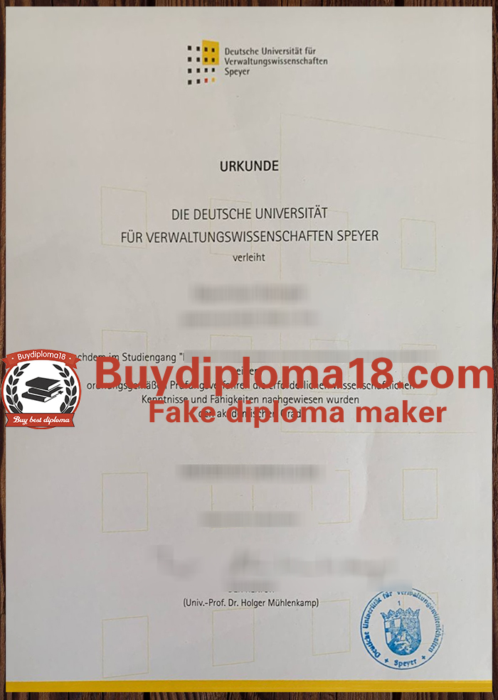 Deutsche Universität für Verwaltungswissenschaften Speyer urkunde Deutsche Universität für Verwaltungswissenschaften Speyer urkunde
