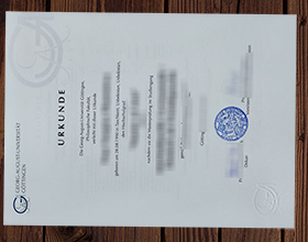 Georg-August-Universität Göttingen Urkunde