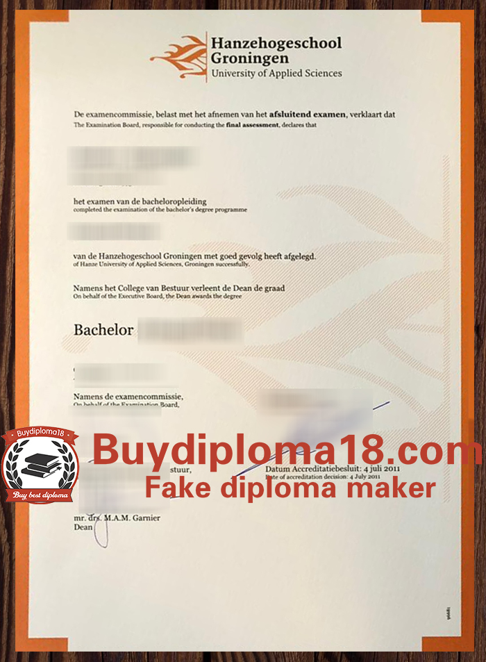 Hanzehogeschool Groningen diploma Hanzehogeschool Groningen diploma