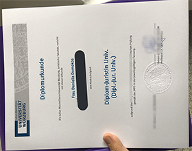 Julius-Maximilians-Universität Würzburg Urkunde