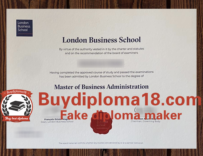 London Business School degree