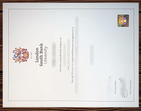 London South Bank University diploma