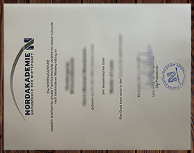 Nordakademie Hochschule der Wirtschaft urkunde