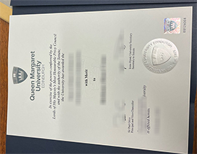 Queen Margaret University diploma