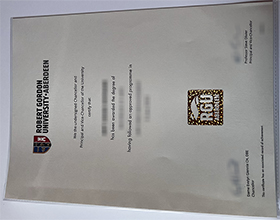 Robert Gordon University diploma