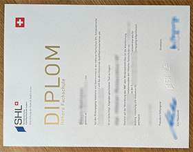 SHL Schweizerische Hotelfachschule Luzern diploma