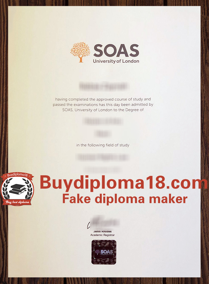 SOAS University of London diploma