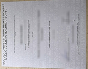 Scuola universitaria professionale della Svizzera italiana diploma