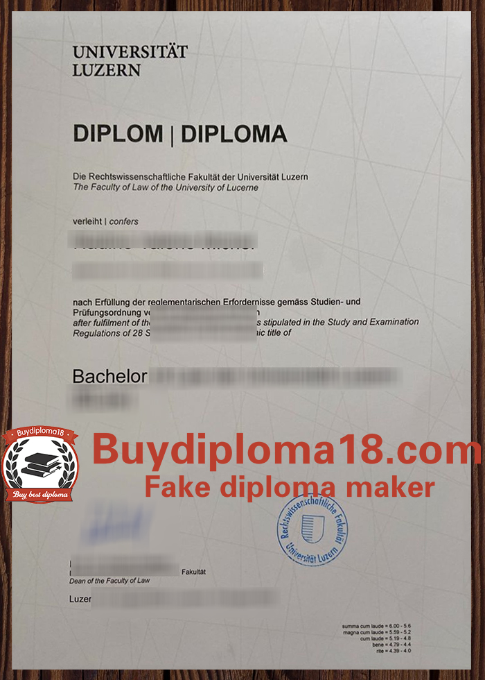 Universität Luzern diploma Universität Luzern diploma