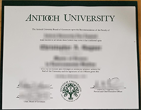 Antioch University diploma
