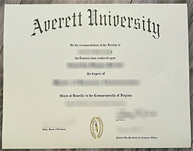 Averett University diploma