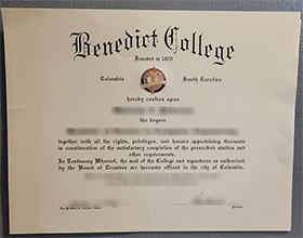 Benedict College diploma