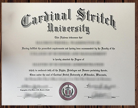 Cardinal Stritch University diploma