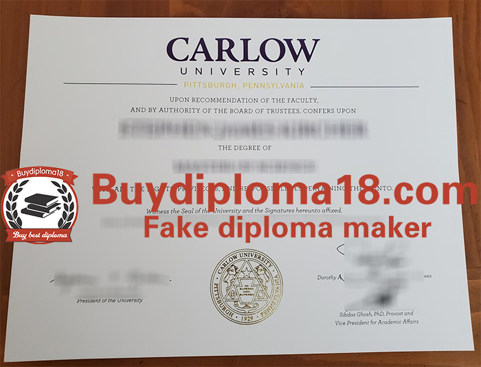 Carlow University diploma Carlow University diploma