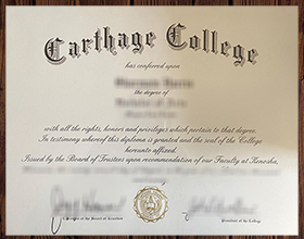 Carthage College diploma