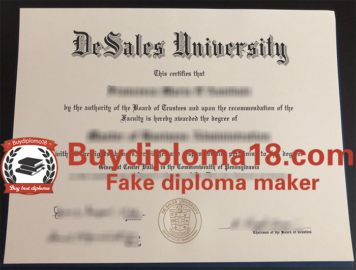 DeSales University diploma DeSales University diploma