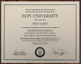 ECPI University diploma