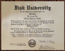 Fisk University diploma