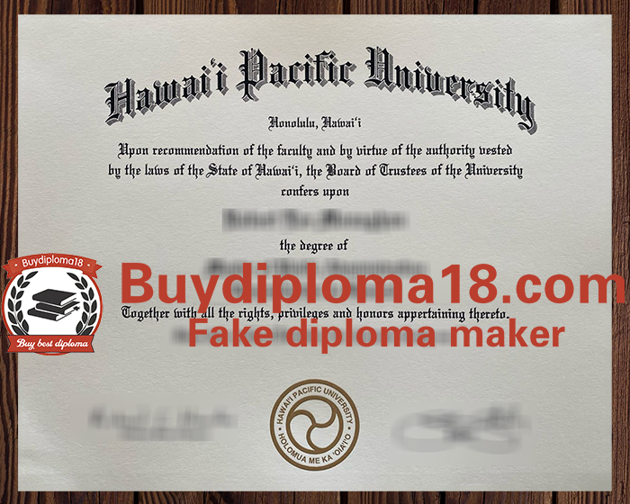 Hawaii Pacific University diploma Hawaii Pacific University diploma