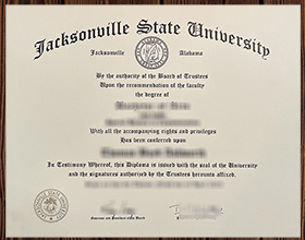 Jacksonville State University diploma