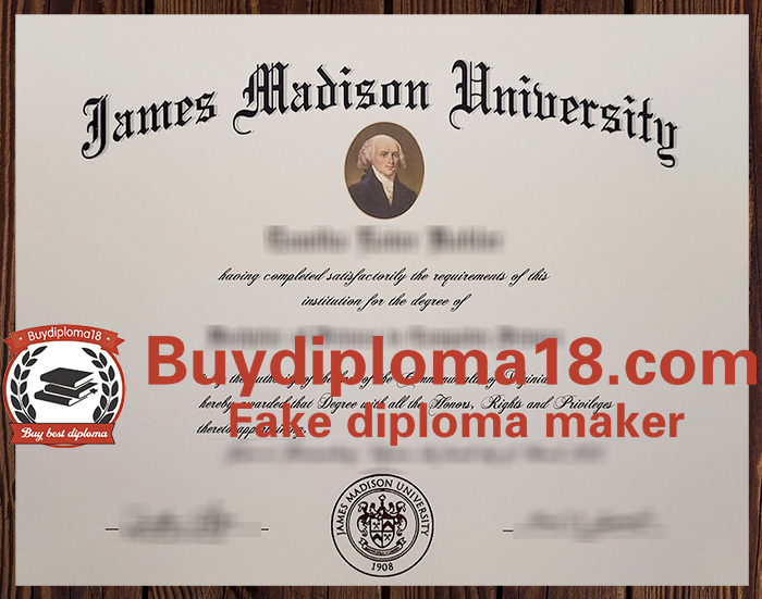 James Madison University diploma James Madison University diploma