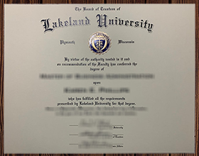Lakeland University diploma